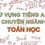 Tiếng Anh Chuyên Ngành Sư Phạm Toán